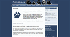 Desktop Screenshot of disasterdog.org